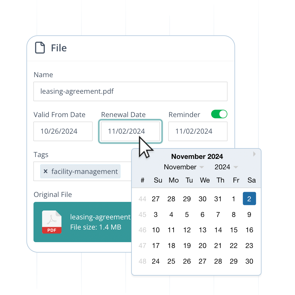 Documents: Reminders