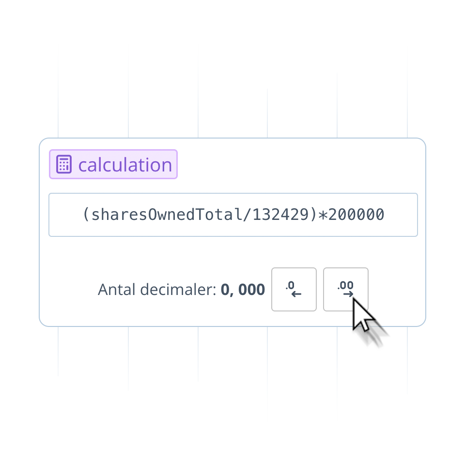 Communication Center - calculation field